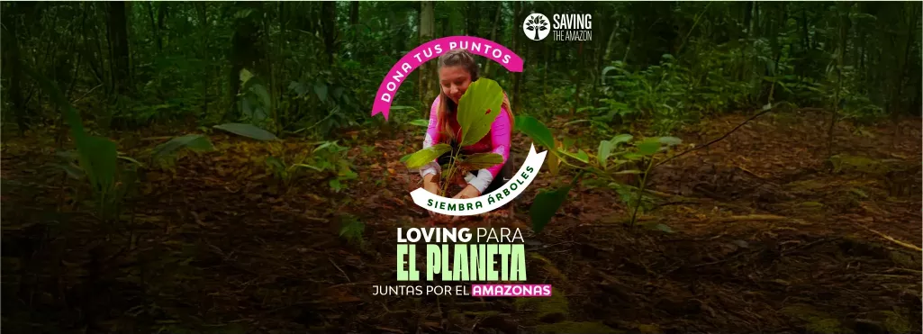 Banner Saving the Amazon